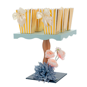 Despachador De Botanas Boda Azul/Oro