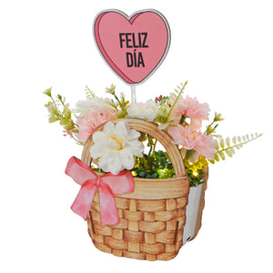 Canasta C/Flores Feliz Día