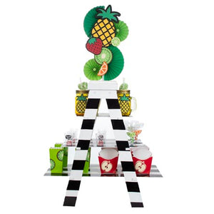 Escalera Con Bebidas Frutas Tropicales