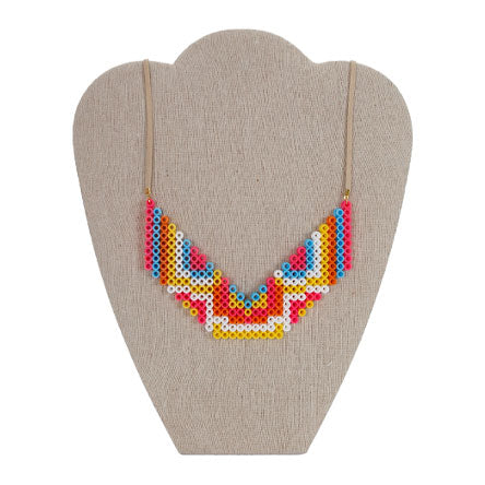 Collar Con Cuentas De Tubitos