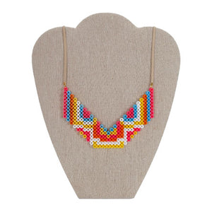 Collar Con Cuentas De Tubitos