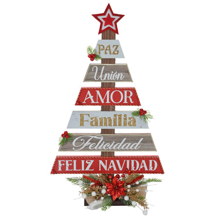 Árbol Navideño Rustico