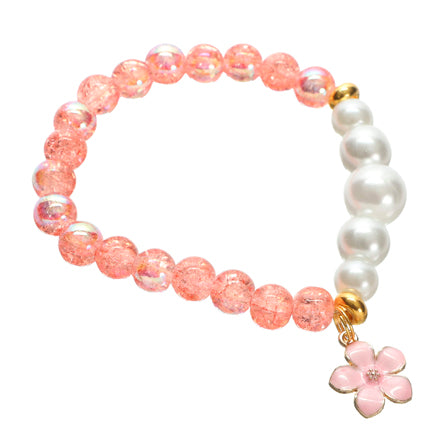 Pulsera De Perlas Y Coral