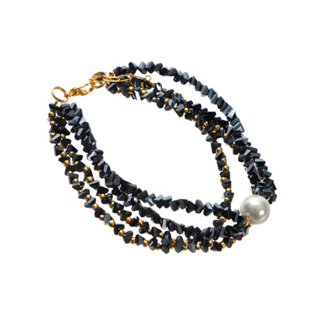 Pulsera Con Cuenta Facetada