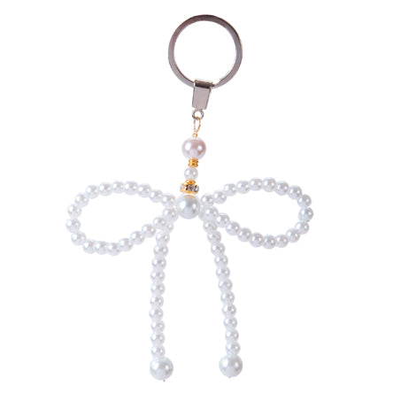 Llavero Moño Con Perlas