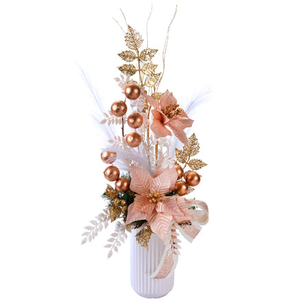 Arreglo Navideño Champagne-Oro