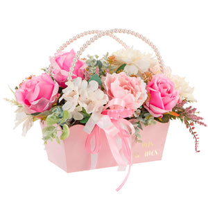 Centro De Mesa Xv Años Rosa