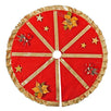 Fantasías Miguel Clave:CJ97 Pie De Árbol Navideño Rojo-Oro