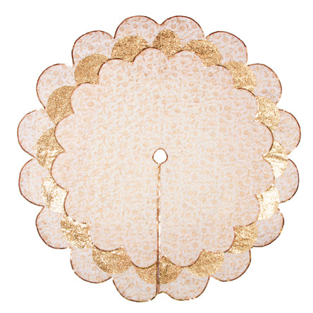 Pie De Árbol Dorado