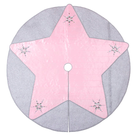 Pie De Árbol Rosa/Plata