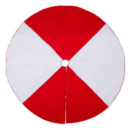 Pie De Árbol Rojo/Blanco