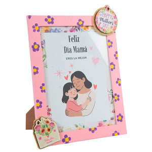 Marco De Fotos Con Flores Pintadas