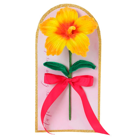 Flor De Hibisco En Tarjeta