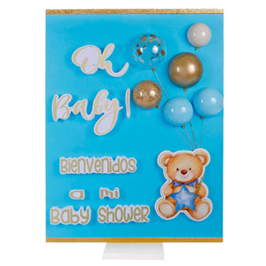 Pizarrón Bienvenidos Baby Ositos