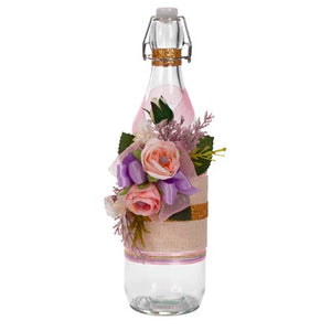 Botella Boda Rosa/Lila