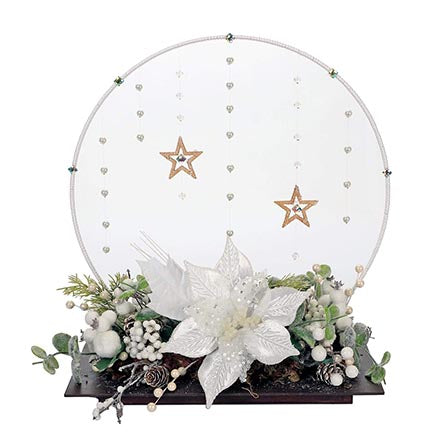 Centro De Mesa Navideño Estrellas