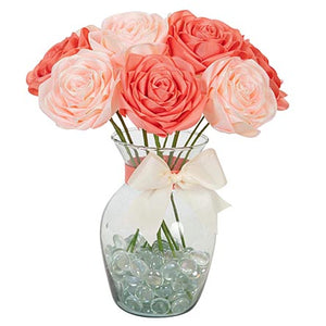 Florero Con Rosas Eternas