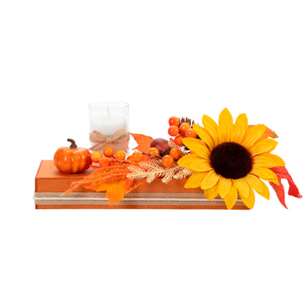 Arreglo Girasol Con Vela