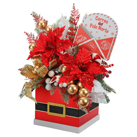Centro De Mesa Navideño Correo Polo Norte