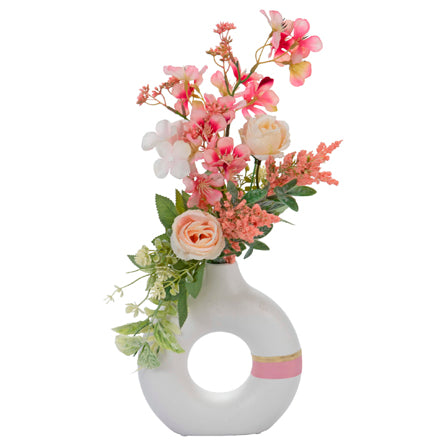 Florero Con Margaritas