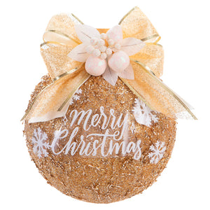 Esfera Navideña Dorada