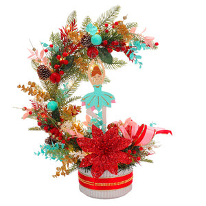 Centro De Mesa Bailarina Navideña