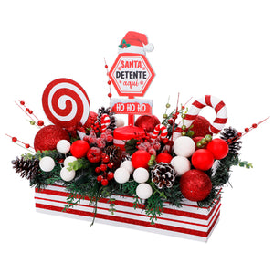 Arreglo Con Vela Caramelo