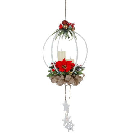 Colgante Navideño Con Velas