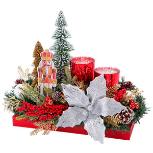 Centro De Mesa Navideño Cascanueces