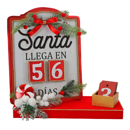 Calendario Navideño Santa