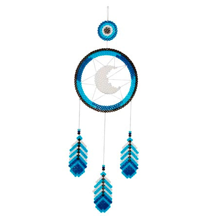 Atrapasueños Luna Con Cuenta De Tubitos