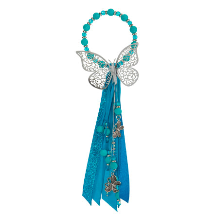 Bendición Turquesa Con Mariposa