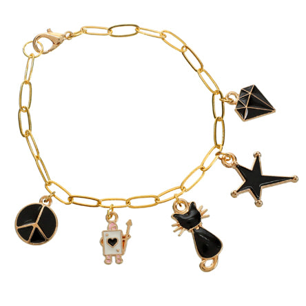 Pulsera Dijes Negros