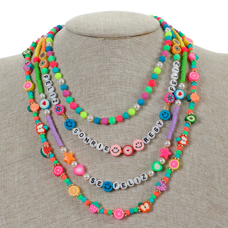 Collar 4 Hilos Coloridos