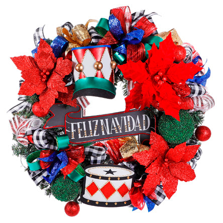 Corona Navideña Sombrero Cascanueces