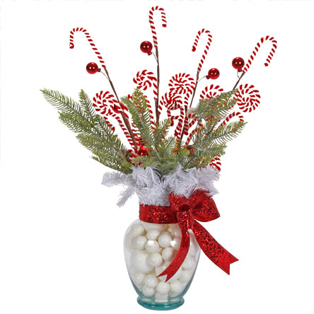 Florero Navideño Caramelos