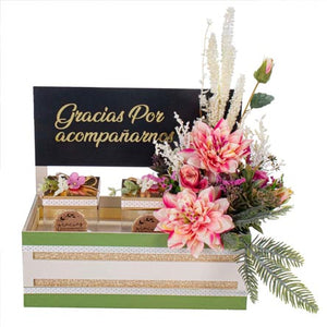 Huacal Con Recuerdos Rosas