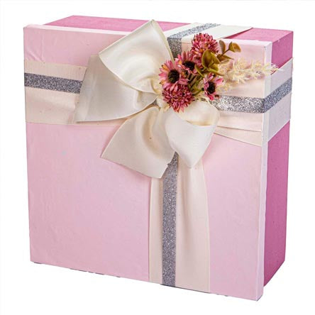 Caja De Regalo Rosa