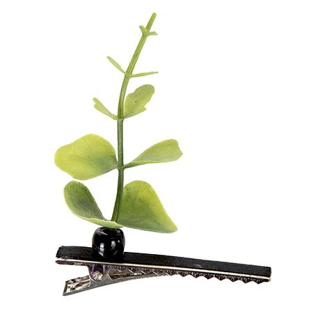 Broche Con Rama Eucalipto