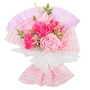 Rosas Eternas En Ramo De Papel