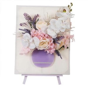 Lienzo Con Arreglo Floral