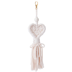 Colgante Corazon De Macrame