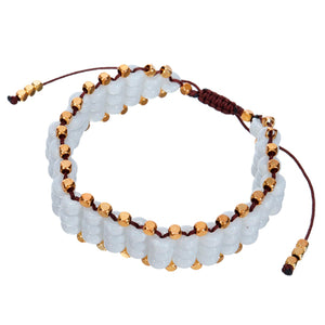 Pulsera Tejida Blanca