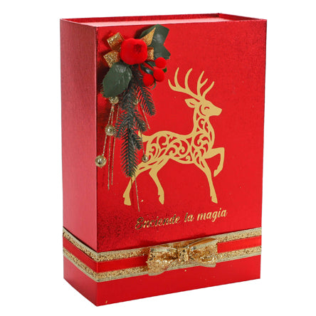 Regalo Reno Rojo/Oro.
