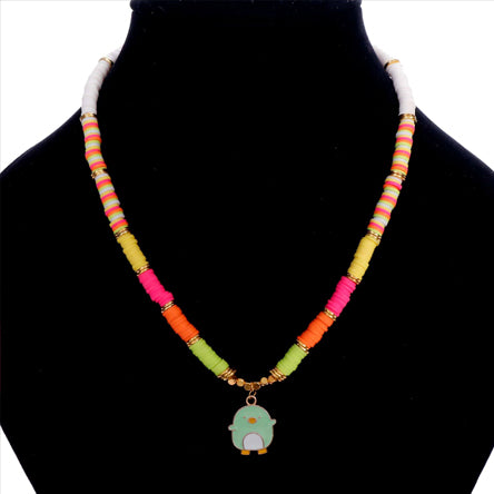 Colla Neón Con Dije Patito