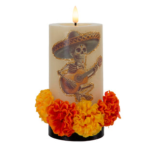Vela Decorada Con Catrín