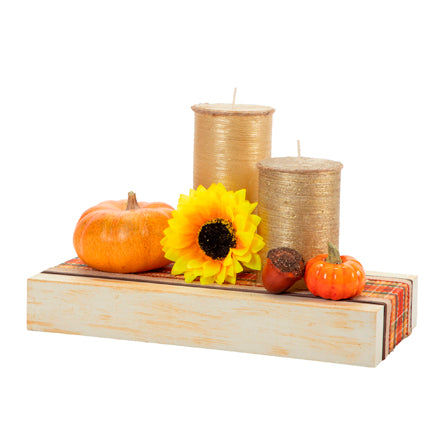 Arreglo Otoñal Con Velas