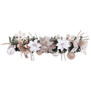 Guia Navideña Champagne Copos De Nieve