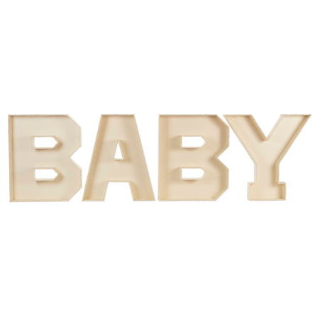 Letras Baby