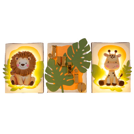 Cuadro Baby Animalitos Selva